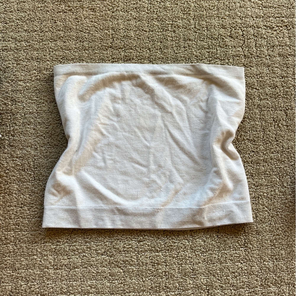 Out From Under White Bandeau Tube Top Strapless